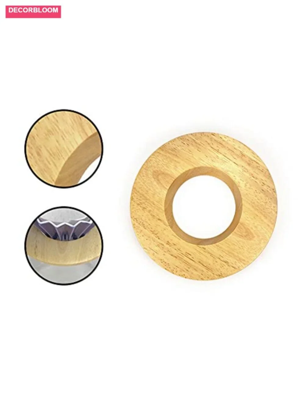 Wooden Coffee Filter Tray Reusable Coffee Maker Accessory